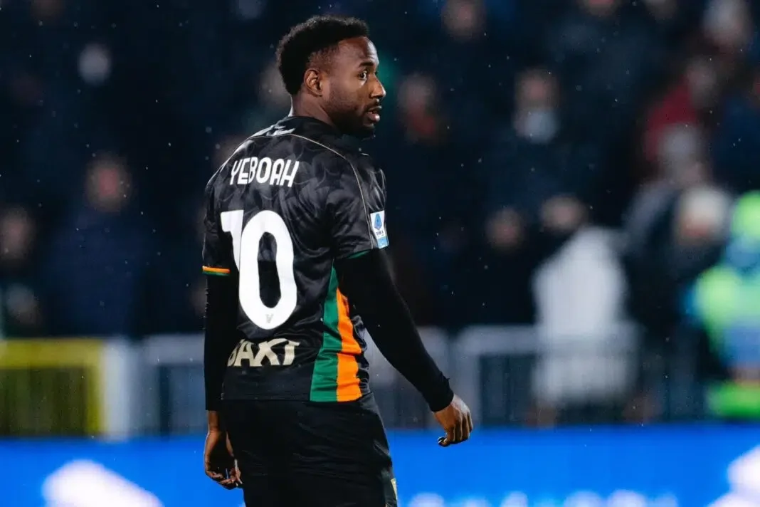 John Yeboah brilla con doblete y asistencia en la goleada del Venezia en Copa Italia - John Yeboah